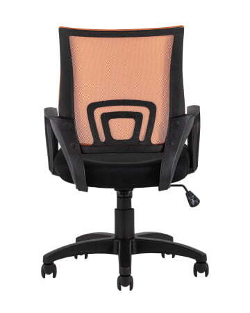 Кресло офисное TopChairs Simple оранжевое (Компьютерное кресло Simple оранжевый)