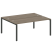 Рабочая станция Metal System Style БП.РАС-СП-2.5 1800x1475x750 (Дуб Наварра/Серый металл)