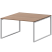 Стол переговорный на металлокаркасе Арго-М АМП.О-002.123 1200x1236x760 (Ясень шимо/Антрацит)