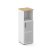 Шкаф средний узкий SN.STU.E-203(R) (400х400х1203) (Антрацит/Тиквуд Светлый/Сатин)