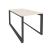 Рабочая станция на О-образном м/к Onix O.MO-D.RS-2.0.7 780x1475x750 (Тиквуд Темный/Белый Металл)