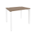 Стол рабочий на П-образном м/к Onix O.MP-SP-1.7 980x720x750 (Тиквуд Темный/Белый Металл)