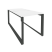 Рабочая станция на О-образном м/к Onix O.MO-D.RS-2.0.8 780x1635x750 (Тиквуд Темный/Белый Металл)