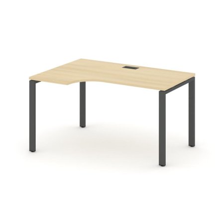 Стол рабочий эргономичный SN-6P.SPA-001(L) (1380х600/980х750) (Акация Лорка/Металл Антрацит)