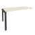 Наборный элемент рабочей станции на П-образном м/к Onix O.MP-1.NRS-4.8 1580x800x750 (Тиквуд Темный/Белый Металл)