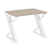 Стол рабочий VR.L-SRZ-1.7 980x720x750 (Тиквуд Темный/Белый металл)