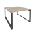 Рабочая станция на О-образном м/к Onix O.MO-D.RS-2.2.7 1180x1475x750 (Тиквуд Темный/Белый Металл)