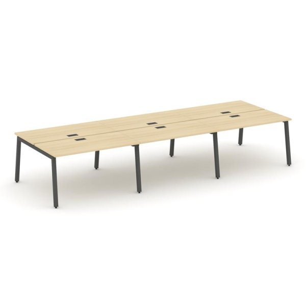 Рабочая станция 2-х сторонняя SN-5A.DRS-081 (2940х1632х750) (Акация Лорка/Металл Антрацит)