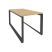 Рабочая станция на О-образном м/к Onix O.MO-D.RS-2.0.7 780x1475x750 (Тиквуд Темный/Белый Металл)