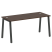 Стол письменный Metal System Style БА.СП-4 1600x720x750 (Дуб Наварра/Серый металл)