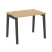 Стол рабочий на деревянных опорах Onix Wood OW.SP-1.7 980x720x750 (Тиквуд Светлый/Дуб Темный)