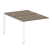 Проходной наборный элемент рабочей станции Metal System Style БП.ПРС-СП-2.1 1000x1475x750 (Дуб Наварра/Серый металл)