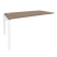 Наборный элемент рабочей станции на П-образном м/к Onix O.MP-1.NRS-4.8 1580x800x750 (Тиквуд Темный/Белый Металл)