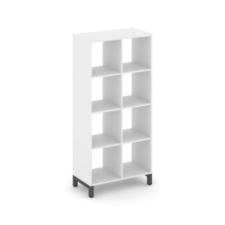 Каркас стеллажа 4 яруса SN.KS-420 (754х400х1615) (Белый/Металл Антрацит)