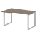 Стол криволинейный левый Metal System Style БО.СА-2 Л 1400x900x750 (Дуб Наварра/Серый металл)