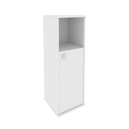Шкаф средний  узкий, правый Style Л.СУ-2.1Пр 412x410x1215 (Белый)