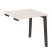 Стол-приставка к опорным элементам на деревянных опорах Onix Wood OW.SPR-0.8 780x800x750 (Тиквуд Светлый/Дуб Темный)