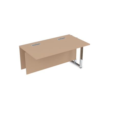 16СПС.182 Стол прямой бенч, средний модуль  (1200x800x750) (Mokko | Металл Глянец)