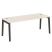 Стол руководителя на деревянных опорах Onix Wood Direct OW.SRR-6.8 1980x800x750 (Тиквуд Темный/Дуб Светлый)