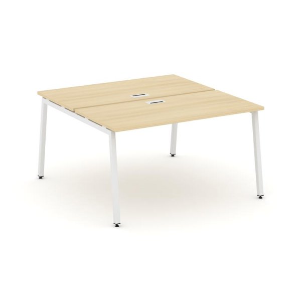 Рабочая станция 2-х сторонняя SN-4A.DRS-001 (980х1232х750) (Акация Лорка/Металл Белый)