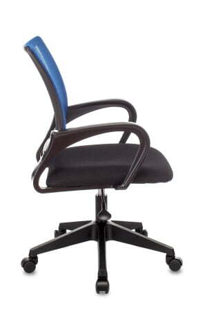 Кресло офисное TopChairs ST-Basic сетка/ткань синий (Компьютерное кресло ST-Basic синий)