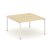 Рабочая станция 2-х сторонняя SN-5P.DRS-001 (980х1232х750) (Тиквуд Светлый/Металл Антрацит)