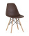 Стул Style DSW коричневый x4 (Стул DSW коричневый)