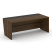 Стол руководителя прямой Corner COR.SR-20 (2000x900x750) (Гикори Песочный-Ваниль)