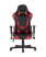 Кресло игровое TopChairs Racer черно-красное (Геймерское кресло Racer черный, красный)