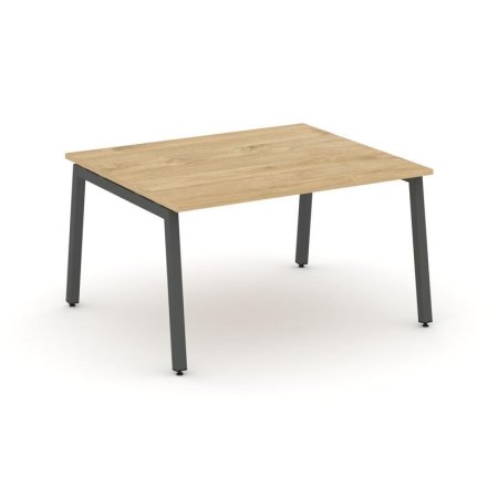 Стол переговорный SN-5A.SPRG-033.3 (1380х1180х750) (Тиквуд Светлый/Металл Антрацит)