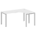 Стол криволинейный правый Metal System Style БП.СА-4 Пр 1600x1200x750 (Дуб Наварра/Серый металл)
