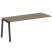 Проходной наборный элемент рабочей станции Metal System Style БА.ПРС-СП-1.5 1800x720x750 (Дуб Наварра/Серый металл)