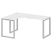 Стол криволинейный левый Metal System Style БО.СА-4 Л 1600x1200x750 (Дуб Наварра/Серый металл)