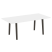 Стол переговорный на деревянных опорах Onix Wood Direct OW.PRG-19 1980x980x750 (Тиквуд Темный/Дуб Светлый)