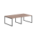 Стол 4-х местный Xten-Q XQWST 2414 2406x1406x750 (Легно темный)