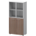 Шкаф высокий комб. Кортез СМШ48.28F.28RS(Б) 792x362x1595 (Кронберг/Белый)