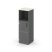 Шкаф средний узкий SN.STU-202(L) (400х400х1203) (Антрацит/Тиквуд Светлый/Прозрачный)