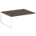 Проходной наборный элемент рабочей станции Metal System Style БО.ПРС-СП-2.5 1800x1475x750 (Дуб Наварра/Серый металл)