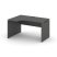 Стол рабочий эргономичный SN-D.SPA-001(L) (1380х600/980х750) (Тиквуд Светлый/Антрацит)