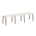 Рабочая станция на 3 рабочих места на А-образном м/к Metal System Style БА.СМ-3.1 3000x720x750 (Дуб наварра/Серый металл)