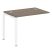 Проходной наборный элемент рабочей станции Metal System Style БП.ПРС-СП-1.1 1000x720x750 (Дуб Наварра/Серый металл)