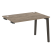 Стол-приставка к опорным элементам на деревянных опорах Onix Wood OW.SPR-2.8 1180x800x750 (Тиквуд Светлый/Дуб Темный)