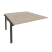 Наборный элемент рабочей станции на м/к Onix O.M-2.NRS-3.8 1380x1635x750 (Тиквуд Темный/Белый Металл)