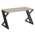 Стол рабочий VR.L-SRZ-3.7 1380x720x750 (Тиквуд Темный/Белый металл)