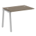 Проходной наборный элемент рабочей станции Metal System Style БА.ПРС-СП-1.1 1000x720x750 (Дуб Наварра/Серый металл)