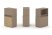 Тумба одиночная + низкая надставка ES.NB.1N-2 (750х410х1135) (Латте/Тиквуд Светлый)