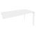 Стол-приставка на П-образном м/к к опорным элементам Onix O.MP-SPR-4.8 1580x800x750 (Тиквуд Светлый/Белый Металл)