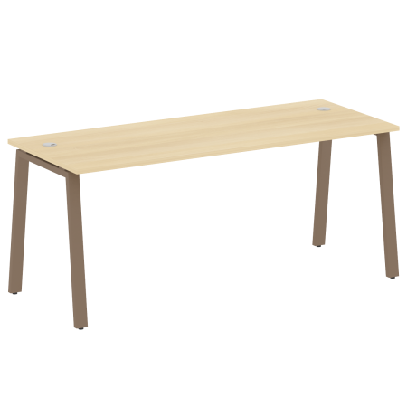 Стол письменный Metal System Style БА.СП-5 1800x720x750 (Акация/Мокко металл)