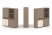 Тумба двойная + высокая надставка ES.NB.2V-20 (1500х410х1520) (Латте/Тиквуд Светлый)