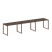 Рабочая станция Metal System Style БО.СМ-3.2 3600x720x750 (Дуб Наварра/Серый металл)